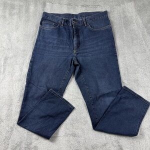 Zegna Men's Slim Straight Blue Jeans 36x29 made in Italy